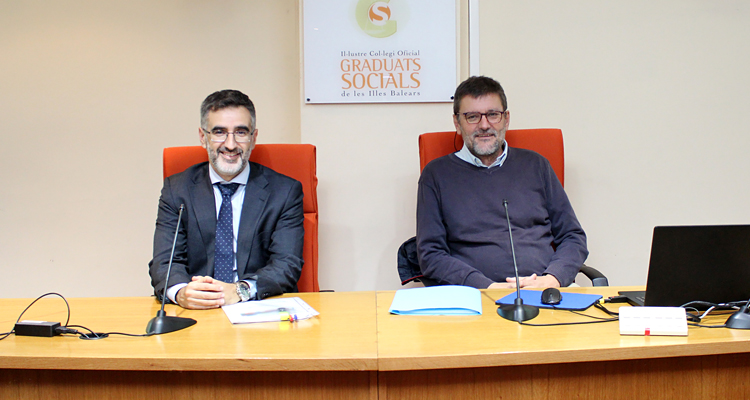 Última sessió del X Fòrum Aranzadi Social Balears 2022 amb Jesús García i Antoni Oliver